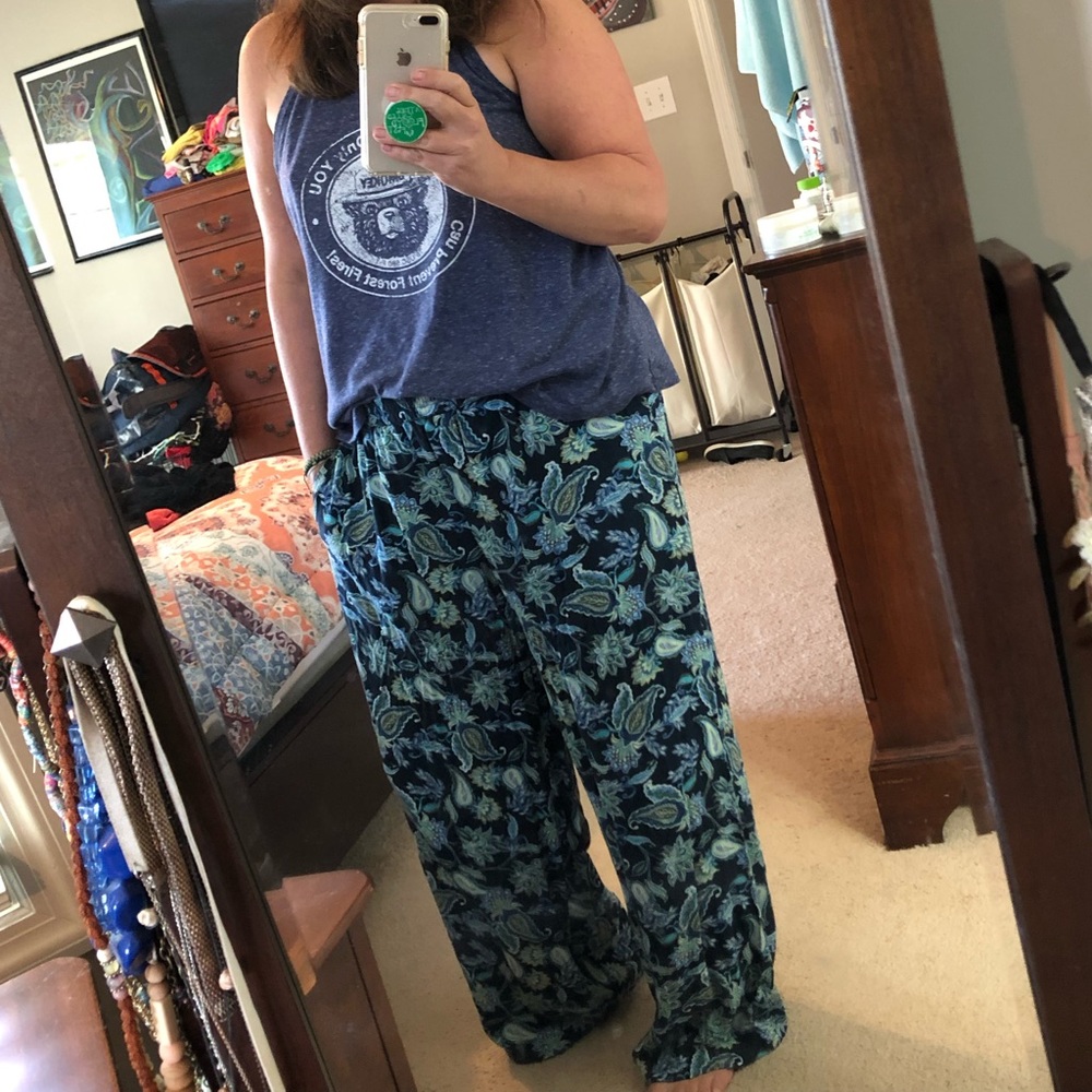 J. Jill wide leg pants with elastic waist